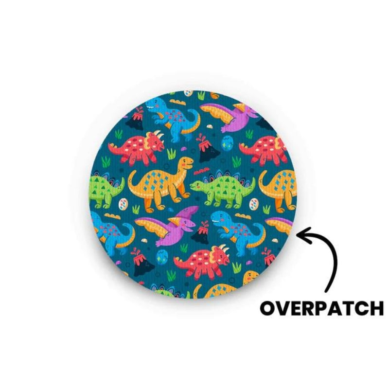 sensor patch/fix tape for Freestyle Libre 3 dinosaurs