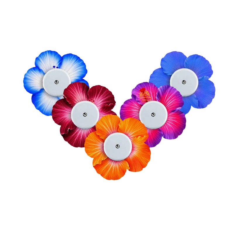 sensporpleister/fixtape voor Freestyle Libre 2 (Plus) Hibiscus - set van 5 stuks