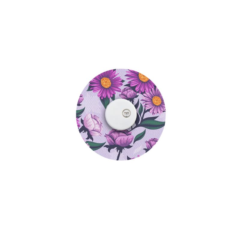 sensor patch/fix tape for Freestyle Libre 3 (plus) lilac daisies