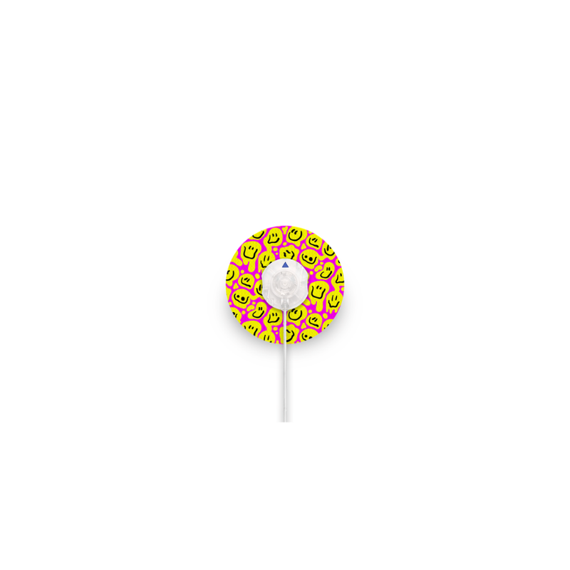 Fixtape happy emoji's over een infusieset