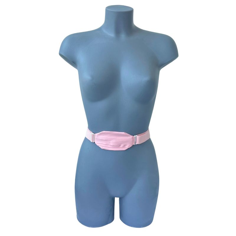 insulin pump holder for around waist pink