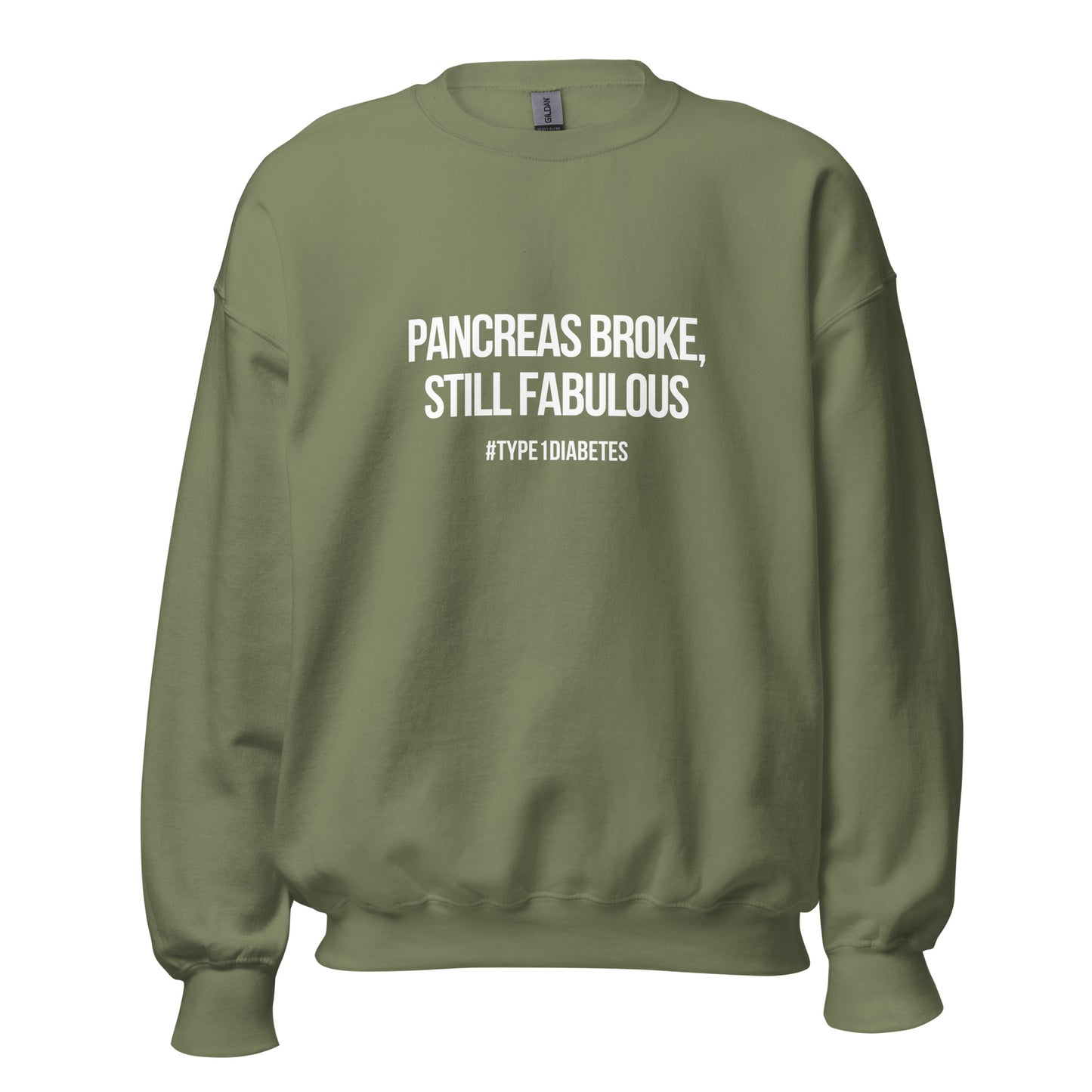 Unisex sweater - 'Pancreas broke, still fabulous'