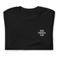 black unisex t-shirt 'dead pancreas club'