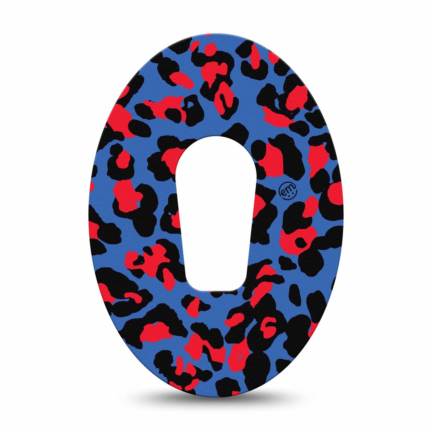 tinsulin pleister fixtape voor Dexcom G6 luipaard rood blauw