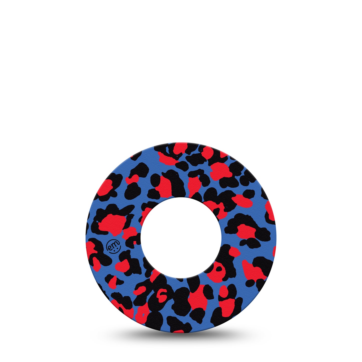 tinsulin ringpleister fixtape voor freestyle libre 2 luipaard blauw rood