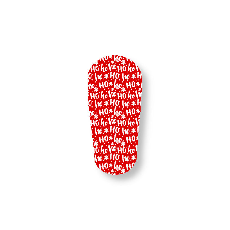 tinsulin vinyl sticker voor Dexcom G6 transmitter kerst rood ho ho ho