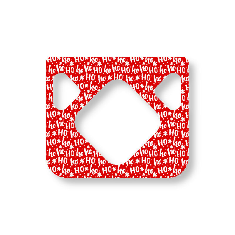 tinsulin insulinepompsticker voor Medtronic Minimed 640G 680G 780G rood kerst ho ho ho