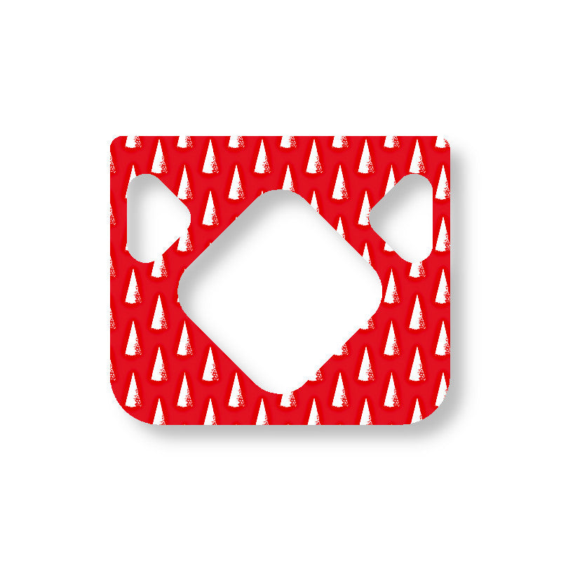 tinsulin insulinepompsticker voor Medtronic Minimed 640G, 680G, 780G kerst rood kerstbomen