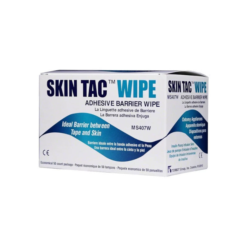 tinsulin set van 50 skin tac doekjes