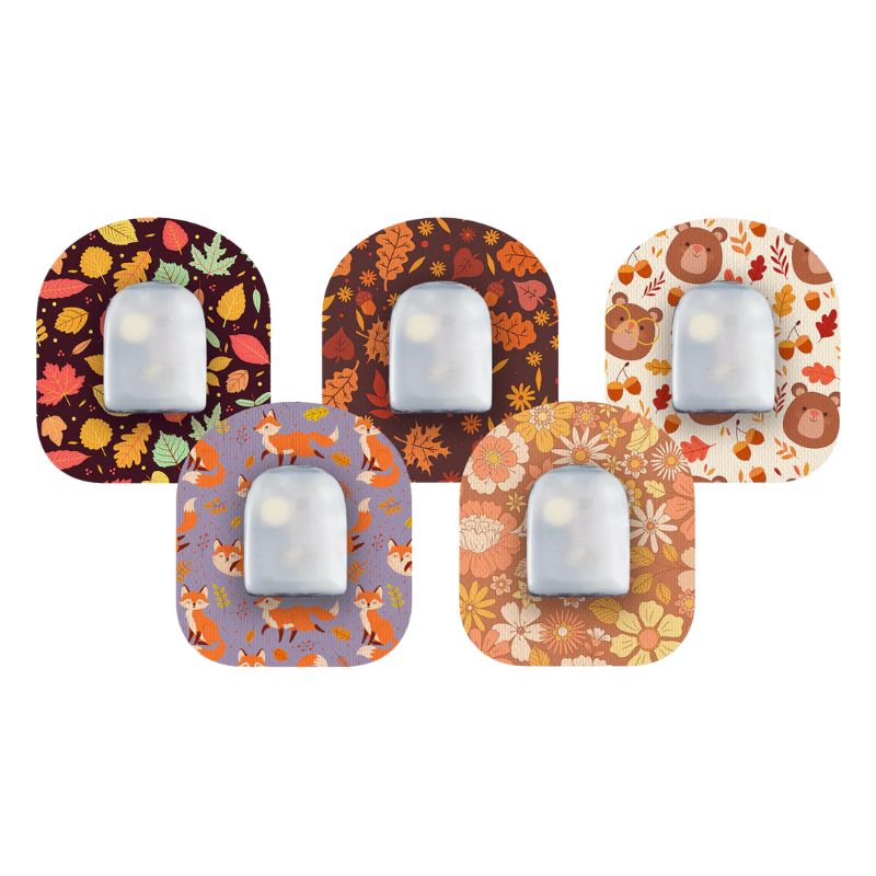 plaster/fixing tape for Omnipod autumn harvest