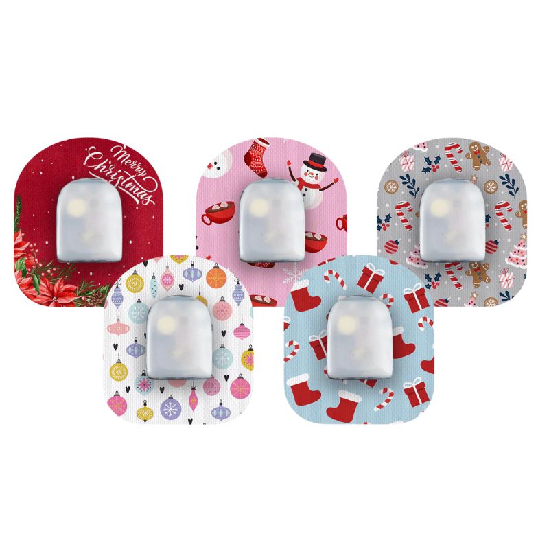 plaster/fix tape for Omnipod happy christmas