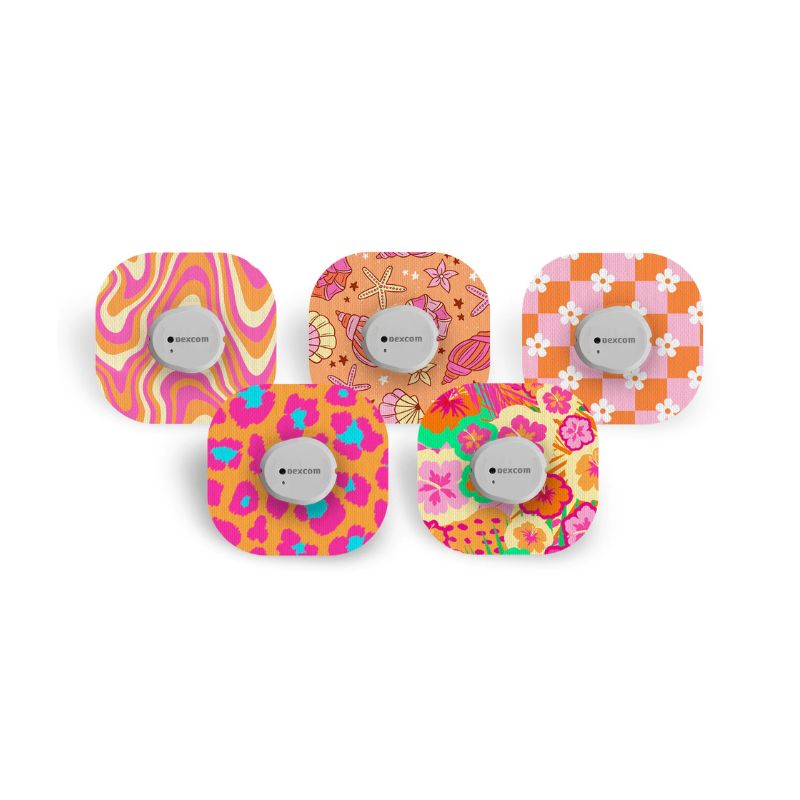 sensor patch/fix tape for Dexcom G7 / ONE+ blue mandala