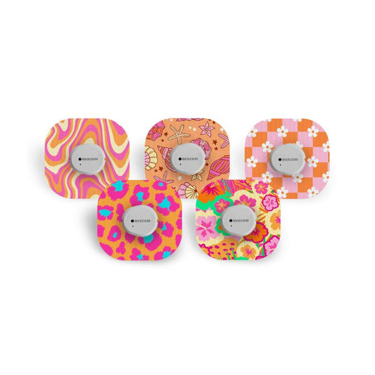 sensor patch/fix tape for Dexcom G7 / ONE+ blue mandala