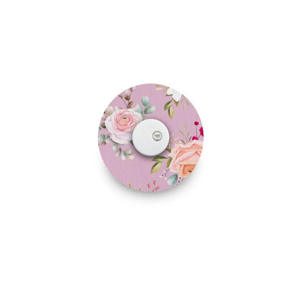 Sensor patch/fix tape botanical flowers for Freestyle Libre 3 (Plus), Instinct & infusion sets