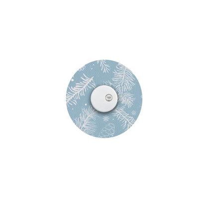 Sensor patch/fix tape frosty feathers for Freestyle Libre 3 (Plus), Instinct & infusion sets