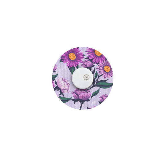 sensor patch/fix tape for Freestyle Libre 3 (plus) lilac daisies