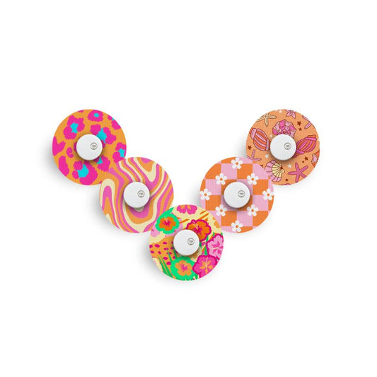 sensor patch/fix tape for Freestyle Libre 3 blue mandala