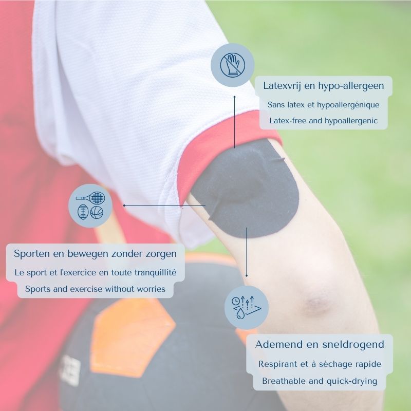 oval universal plaster/fixtape for Guardian Link black