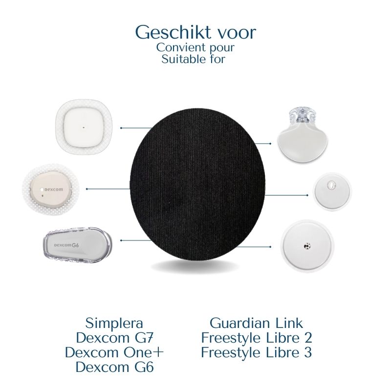 oval universal plaster/fixtape for Guardian Link black