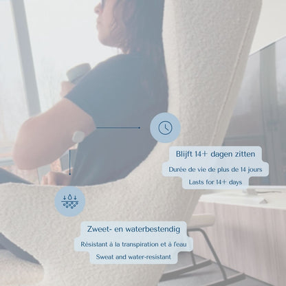 Ringpleister blijft 14+ dagen zitten, zweet- en waterbestendig