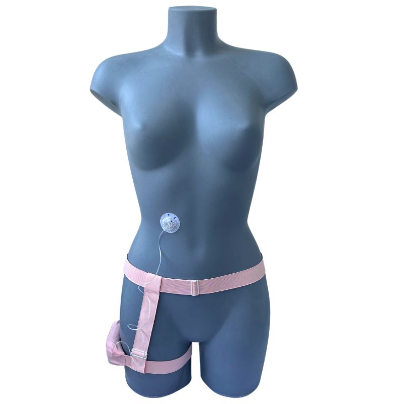 insulin pump holder for under dresses pink