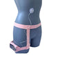 insulin pump holder for under dresses with window pink