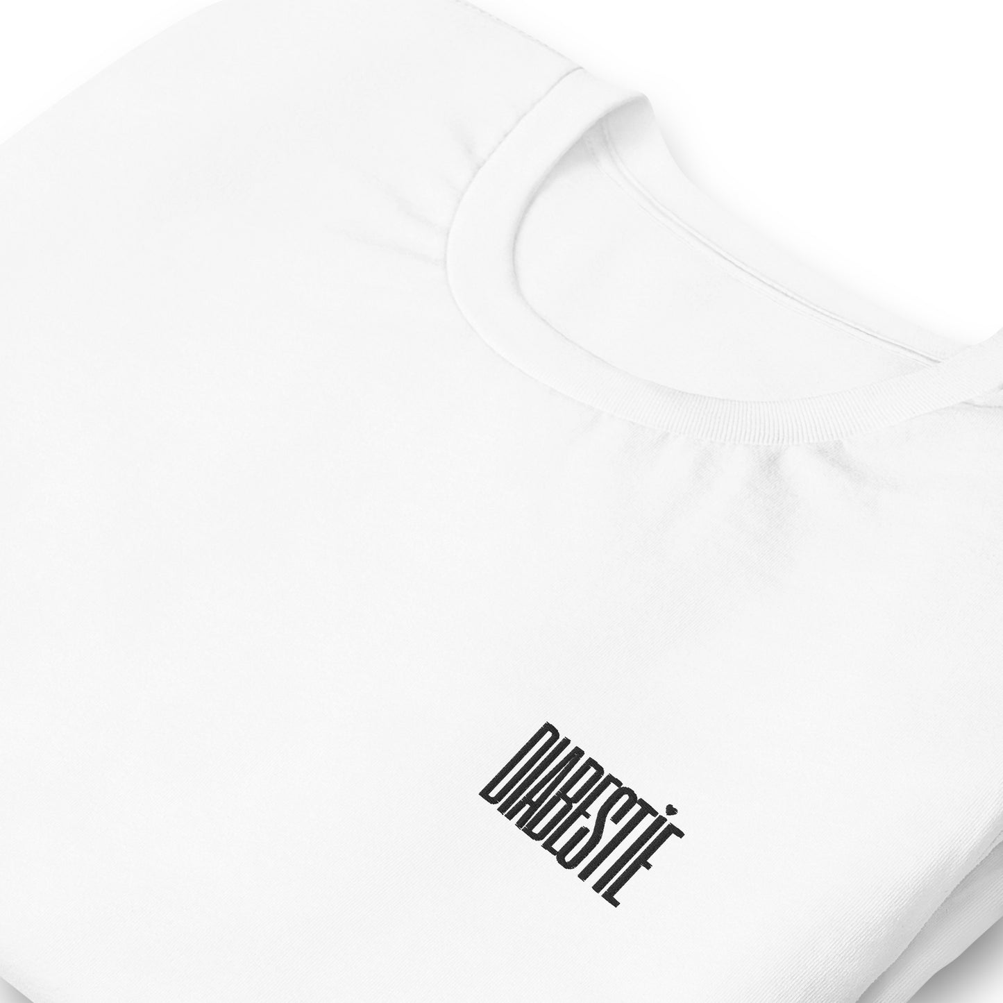 white unisex t-shirt 'diabestie'