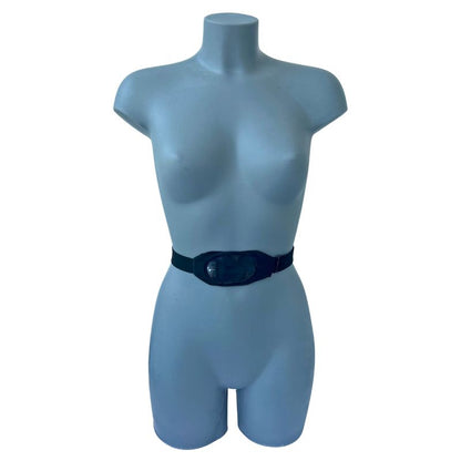 insulin pump holder for around waist with window black