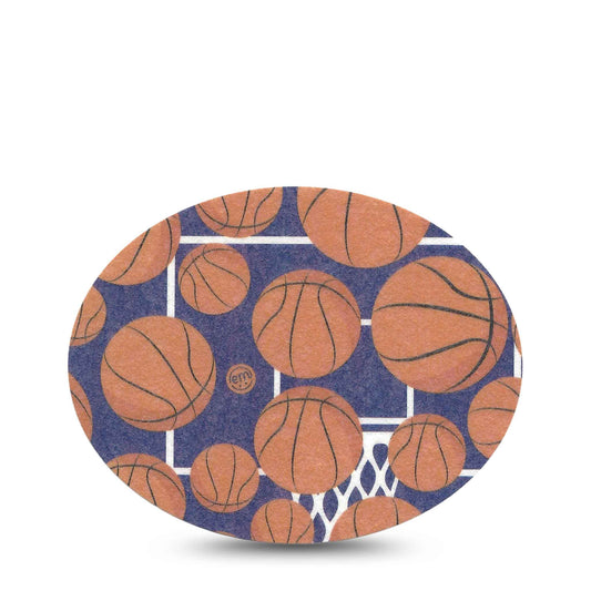 tinsulin expressionmed fixtape pleister voor guardian link universeel blauw met basketballen